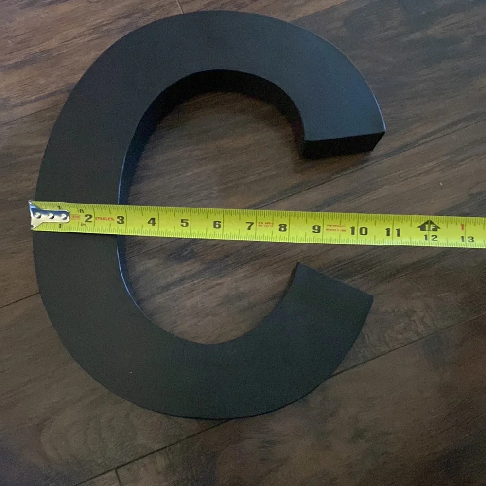 Metal Pottery Barn Letter C